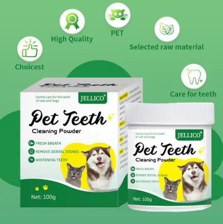 Jellico Oral Pet Teeth Cleaning Powder(100g)